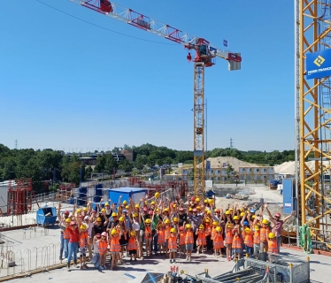 Groupe des 70 collaborateurs ayant participés a l'évenement