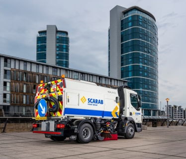 Merlin 62 truck-mounted sweeper.