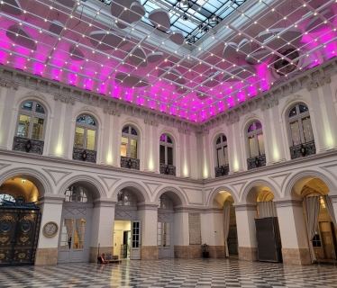 Hall d'entrée d'un hôtel luxieux