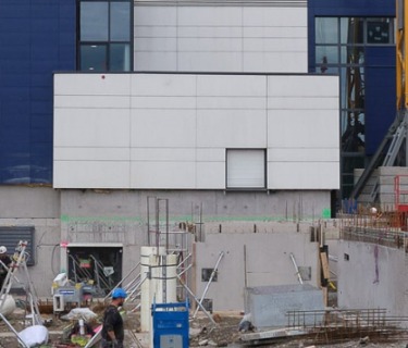 Vue sur le chantier NFC