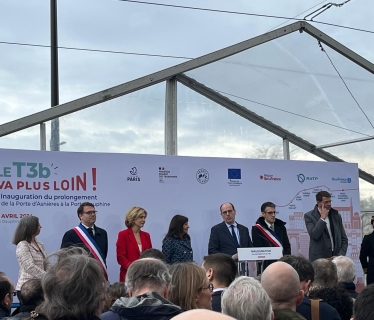 Inauguration Tramway T3 Ouest