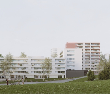 Renouvellement urbain du quartier Croix Rouge à Reims (51) 1