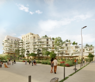 Perspective du chantier HOYA à Dunkerque