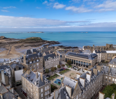 Hôtel Le Grand Bé à Saint-Malo, Ille-et-Vilaine (35), Bretagne - Conception et réalisation Espace Engineering Fayat, contractant général et maître d'œuvre