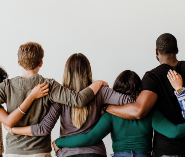 Collaborateurs vue de dos