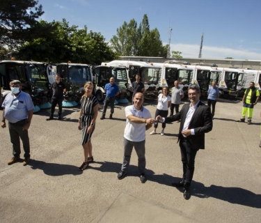 Nouvelle Livraison de 8 Balayeuses a la Métropole de Bordeaux