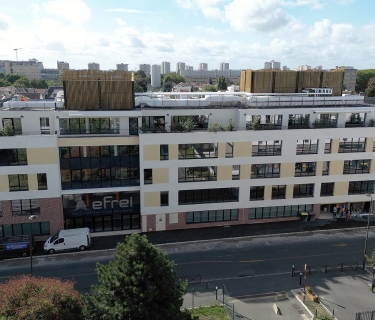 Vue extérieur du bâtiment de l'école EFFREI