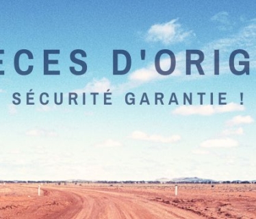 Pièces d'origine, sécurité garantie !