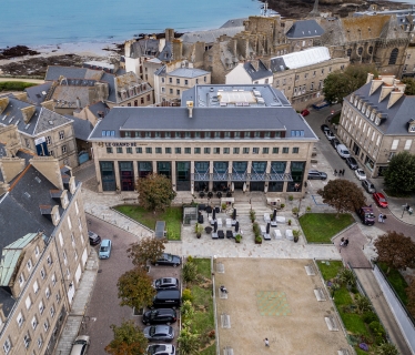 Hôtel Le Grand Bé à Saint-Malo, Ille-et-Vilaine (35), Bretagne - Conception et réalisation Espace Engineering Fayat, contractant général et maître d'œuvre