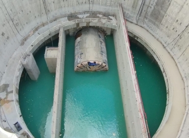 Ligne 16 - sortie tunnelier Razel-Bec