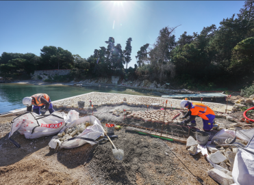Un chantier maritime à fortes contraintes Razel-Bec