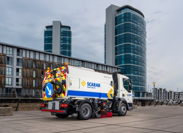 Merlin 62 truck-mounted sweeper.