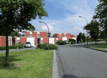 Perspective après 88 logements Wattrelos