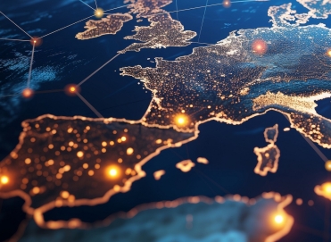 Carte France Espagne pour interconnexion