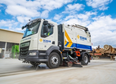 Maven 65 truck-mounted sweeper.