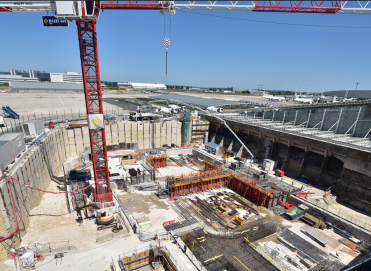 chantier gare cg2 ligne 17 Razel-Bec