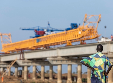 Razel-Bec Pont sur le Logone Frontiere Tchad Cameroun