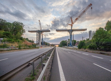 Razel-Bec Ligne 18 Pont RN118 travaux viaduc ile de france saclay