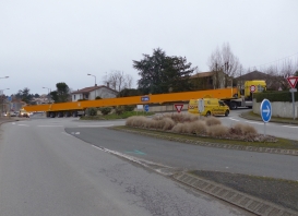 LIVRAISON ET INSTALLATION D'UN PONT ROULANT DE 42M POUR LISI AEROSPACE