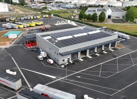 Construction plateforme logistique et bâtiment de bureau à Le Grand-Quevilly, Seine-Maritime (76), Normandie - conception et réalisation Espace Engineering Fayat, contractant général et maître d'œuvre