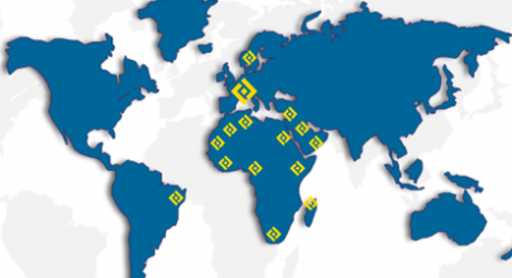 map monde avec localisation adc