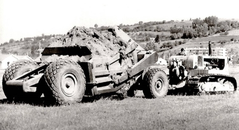 Engin historique machine terrassement