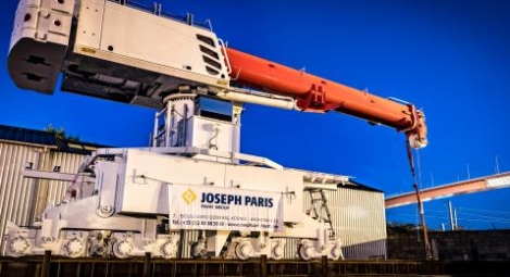 Grue montage a blanc papeete Joseph Paris