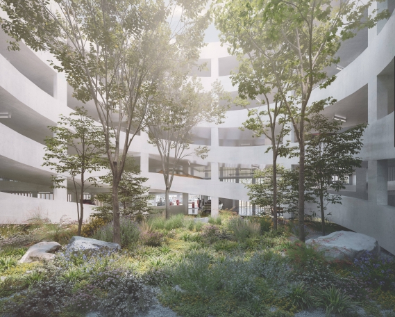 PERSPECTIVE PARKING SILO VALENCIENNES