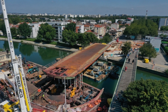 Passerelle à Saint Denis