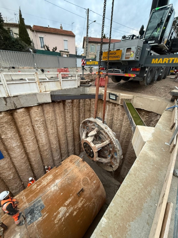 Razel-Bec Réunion chantier Cadereaux de Nîmes