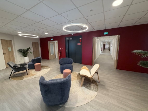 Rénovation énergétique bâtiment d'enseignement existant AFTEC à Rennes, Ille-et-Vilaine (35), Bretagne - conception et réalisation Espace Engineering Fayat, contractant général et maître d'oeuvre