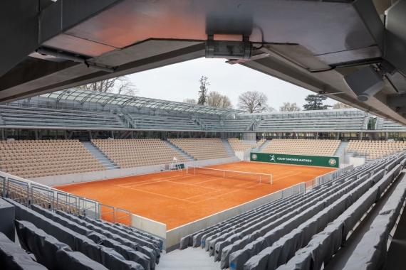 Simon Mathieu Arena SERRES DU COURT SIMONNE-MATHIEU À ROLAND GARROS - VIRY-ACML