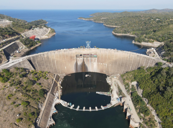 Razel-Bec Barrage Kariba batardeau Zambie