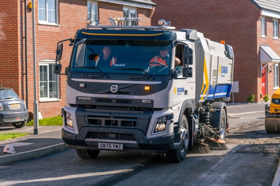 Magnum 82 truck-mounted sweeper.