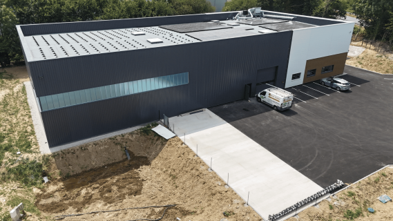 Bâtiment de bureau et entrepôt Wewise à Pleudihen-sur-Rance, Côtes-d'Armor (22), Bretagne - Espace Engineering