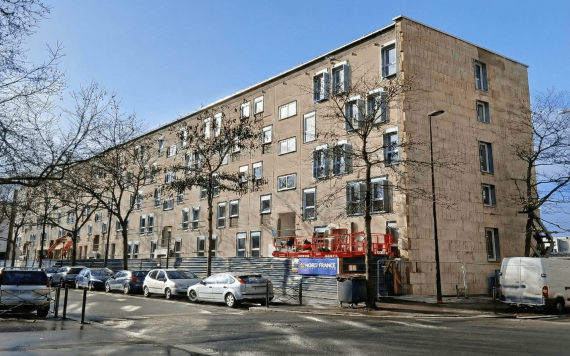 Chantier Jean Zay de l'extérieur