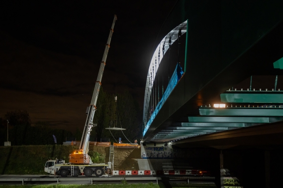 Passerelle N118 Saclay Razel Bec