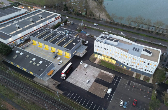 Vue drône du site FAYAT à Viry châtillon