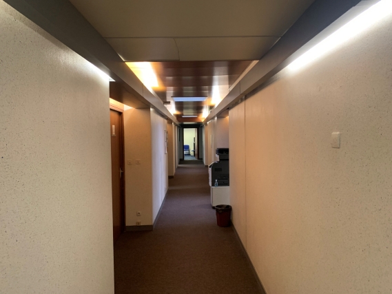 Avant bâtiment de bureau réhabilité Nameshield à Angers, Maine-et-Loire (49), Pays de la Loire - conception et réalisation Espace Engineering Fayat, contractant général et maître d'œuvre