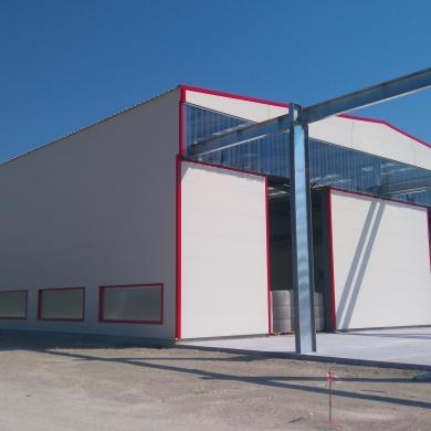 Structure métallique avec Chemin de roulement