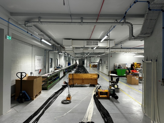 Atelier textile du bâtiment industriel Curtiss-Wright à Genté (16) - conception et réalisation Espace Engineering Fayat