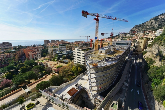Ilot Pasteur chantier Razel Bec Monaco