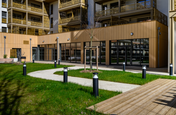 Vue jardin - logements vincennes