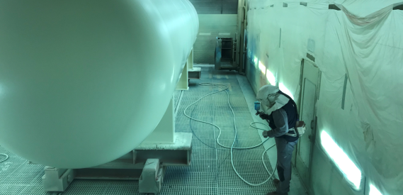 XP peinture cabine réservoir spécifique