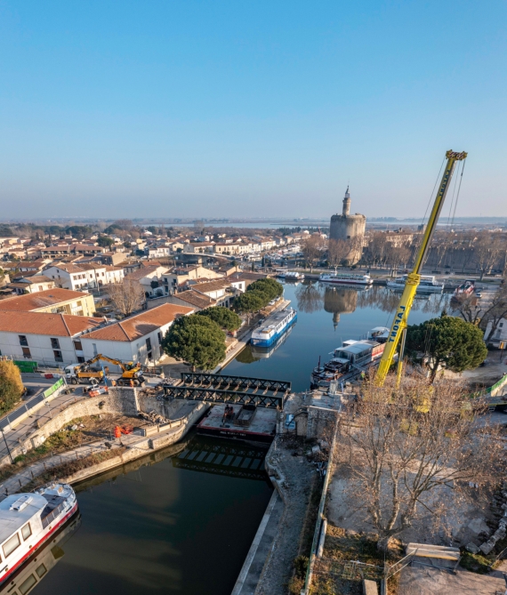 Pont de provence Aigues Mortes rénovation Razel Bec