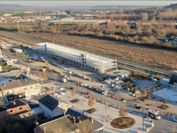 Parking gare de Soissons (02)