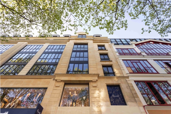 Photo du chantier au 35 Capucines à Paris par Fayat Bâtiment
