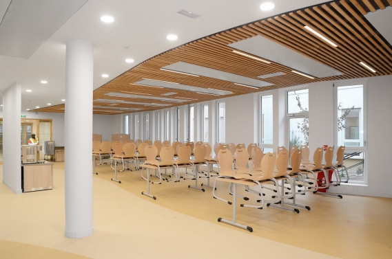 Image de la cantine du Groupe Scolaire de La Courneuve