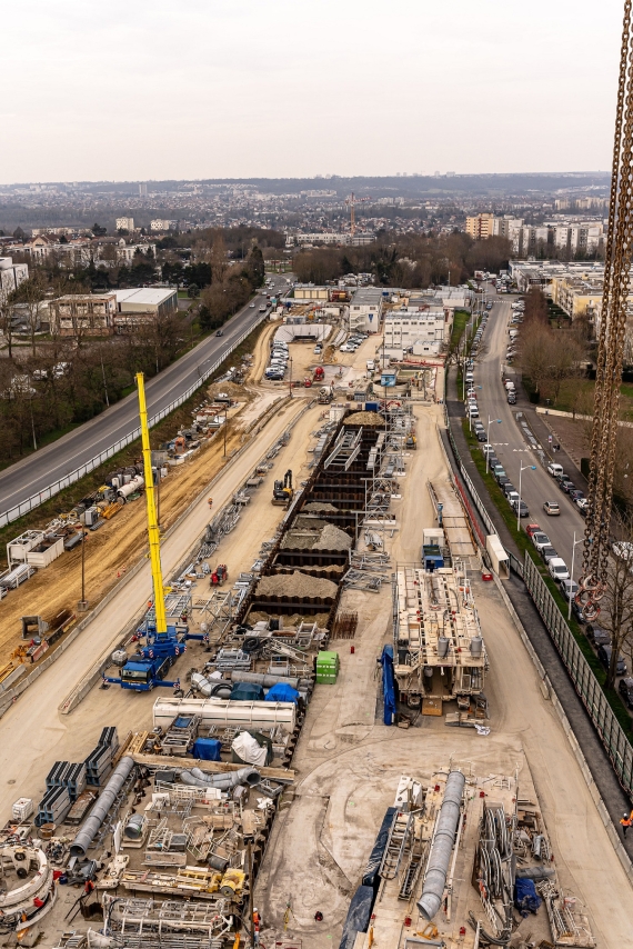ligne 16 grand paris express métro parisien Razel Bec