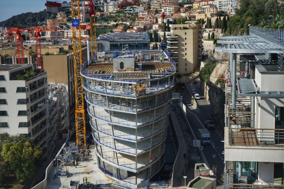Ilot Pasteur chantier Razel Bec Monaco